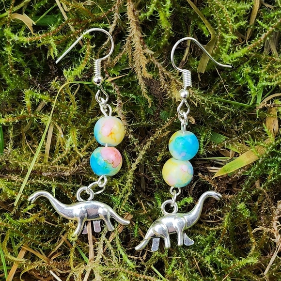 🦕 DinoMite dinosaur Brontosaurus dangles - Picture 2 of 11